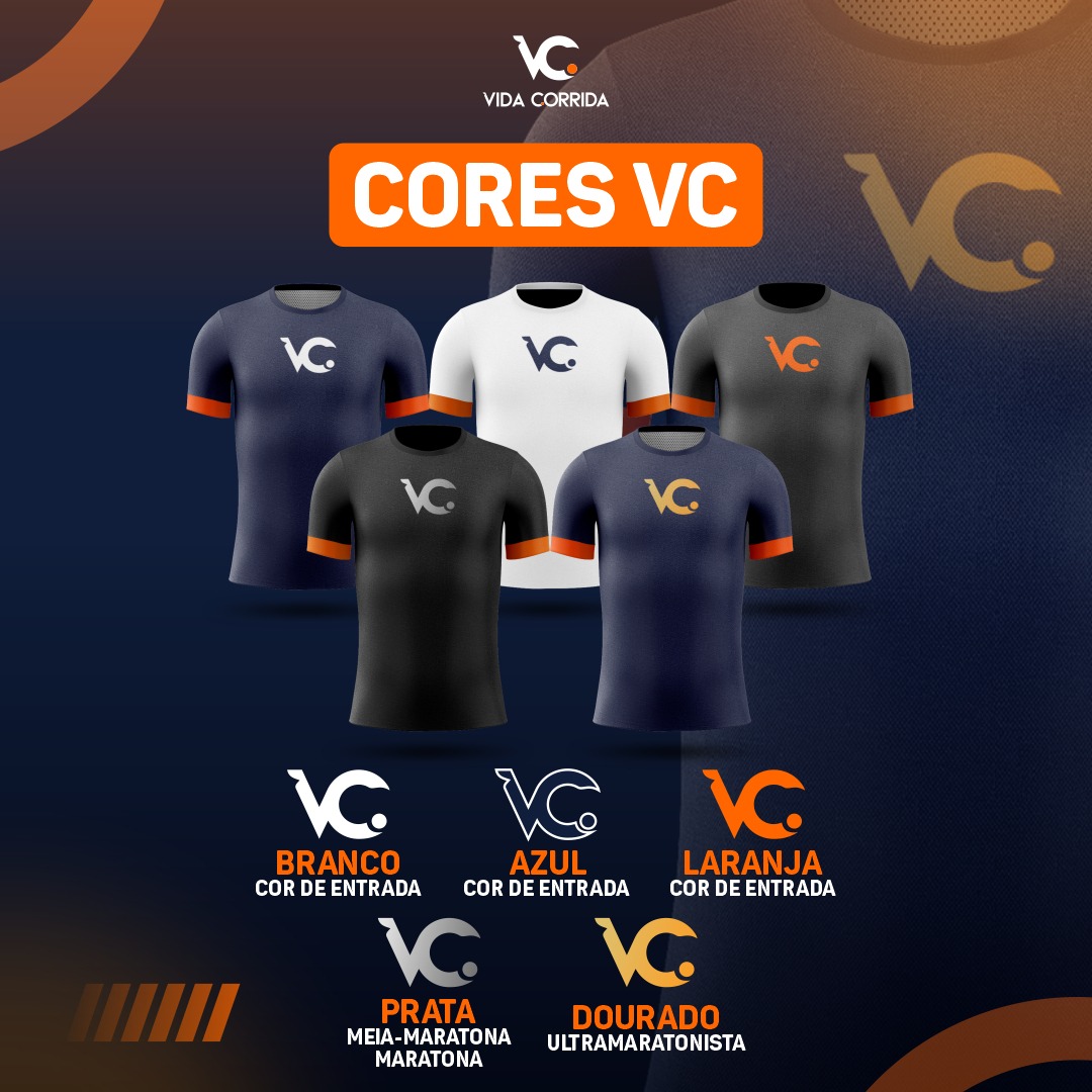 Camisetas da VC Store em diferentes cores